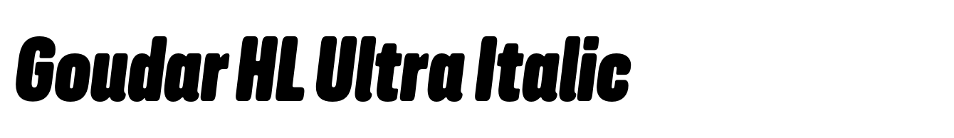 Goudar HL Ultra Italic